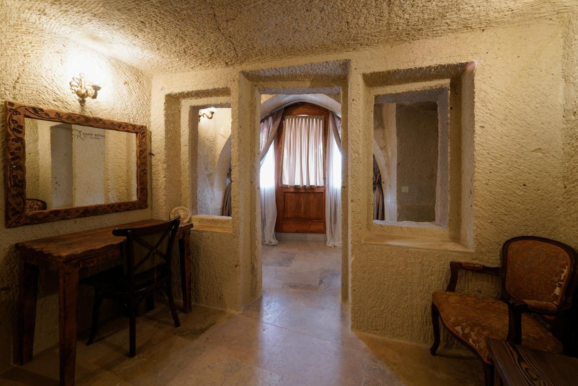 Capp Royal Cave Hotel Ürgüp Bagian luar foto